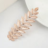 Wholesale Iron Baroque Golden Leaves Electroplated Hair Accessories For Women And Men