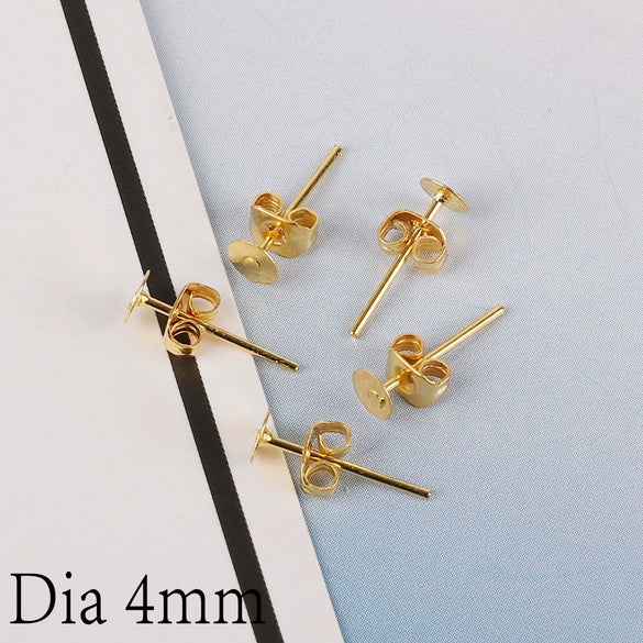 Wholesale Iron Earplugs For Handmade Earrings Jewelry Accessories