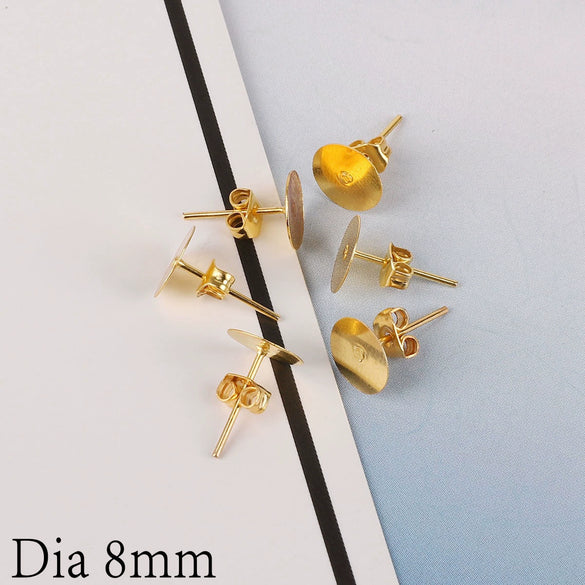 Wholesale Iron Earplugs For Handmade Earrings Jewelry Accessories