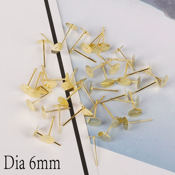 Wholesale Iron Earplugs For Handmade Earrings Jewelry Accessories