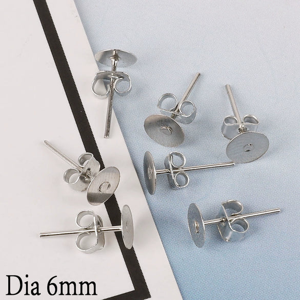 Wholesale Iron Earplugs For Handmade Earrings Jewelry Accessories
