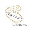 Wholesale Iron Electroplated Starfish And Conch Openstyle Arm Bracelet Modern Minimalist Accessories