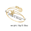 Wholesale Iron Electroplated Starfish And Conch Openstyle Arm Bracelet Modern Minimalist Accessories