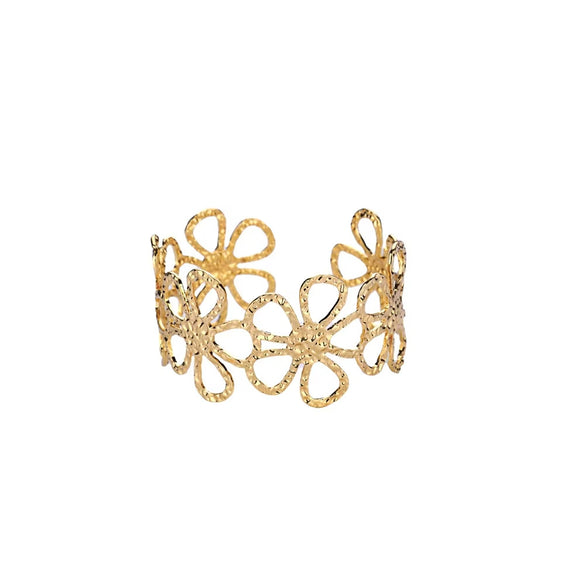 Wholesale Iron Exaggerated Geometric Cshaped Electroplated Bracelet For Women