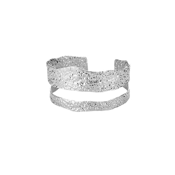 Wholesale Iron Exaggerated Geometric Cshaped Electroplated Bracelet For Women