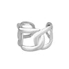 Wholesale Iron Exaggerated Geometric Cshaped Electroplated Bracelet For Women