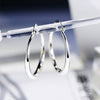 Wholesale Iron Geometric Big Circle Earrings Electroplated Punk Fashion Accessories