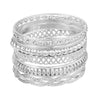 Wholesale Iron Geometric Pattern Folded Bracelet For Women With Electroplating And Retro Simple Style