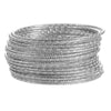 Wholesale Iron Geometric Pattern Folded Bracelet For Women With Electroplating And Retro Simple Style