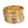 Wholesale Iron Geometric Pattern Folded Bracelet For Women With Electroplating And Retro Simple Style