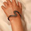 Wholesale Iron Geometric Sshaped Hollow Doublelayer Snakeshaped Opening Adjustable Unisex Bracelet