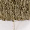 Wholesale Iron Side Flat Chain Necklace With Electroplating Process