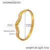 Wholesale Irregular Geometric Ferris Wheel Diamondencrusted Electroplated Stainless Steel And Zircon Bracelet For Women