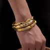 Wholesale Irregular Geometric Ferris Wheel Diamondencrusted Electroplated Stainless Steel And Zircon Bracelet For Women