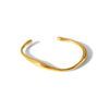 Wholesale Irregular Geometric Titanium Steel Jewelry With Polishing And Pvd Furnace Real Gold Treatment