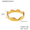 Wholesale Irregular Geometric Zircon Clavicle Necklace Made Of Stainless Steel With Electroplating For Women