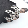 Wholesale Irregular Semi Circular Metal Earrings Ear Accessories Trendy Elegant All Match
