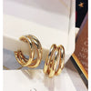 Wholesale Irregular Semi Circular Metal Earrings Ear Accessories Trendy Elegant All Match