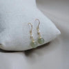 Wholesale Jewelry 1 Pair Chinoiserie Round Bow Knot Alloy Rhinestones Pearl Drop Earrings Ear Clips