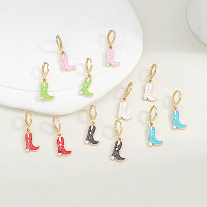 Wholesale Jewelry 1 Pair Fashion Shoe Alloy Drop Earrings