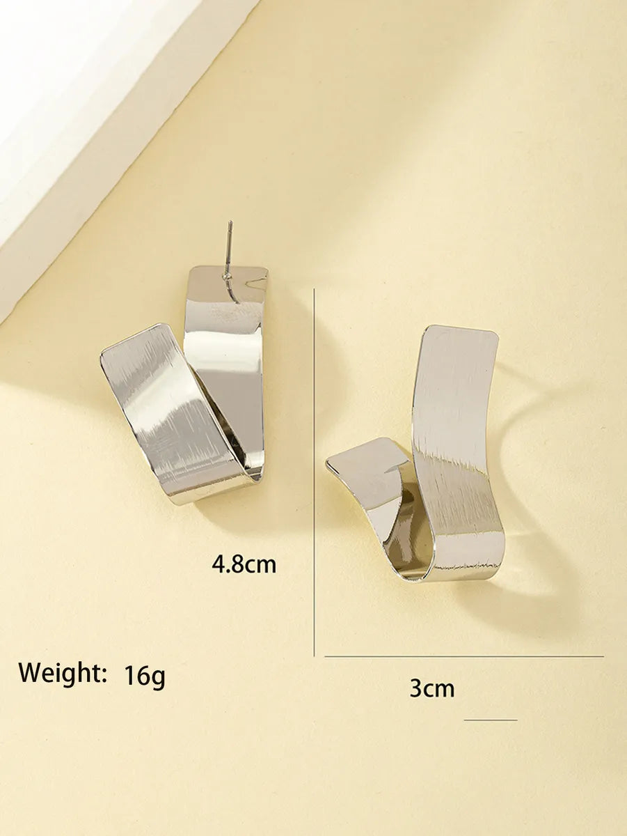 Wholesale Jewelry 1 Pair Korean Style Geometric Alloy Ear Studs