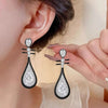 Wholesale Jewelry 1 Pair Retro Bow Knot Alloy Drop Earrings