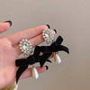 Wholesale Jewelry 1 Pair Retro Bow Knot Alloy Drop Earrings