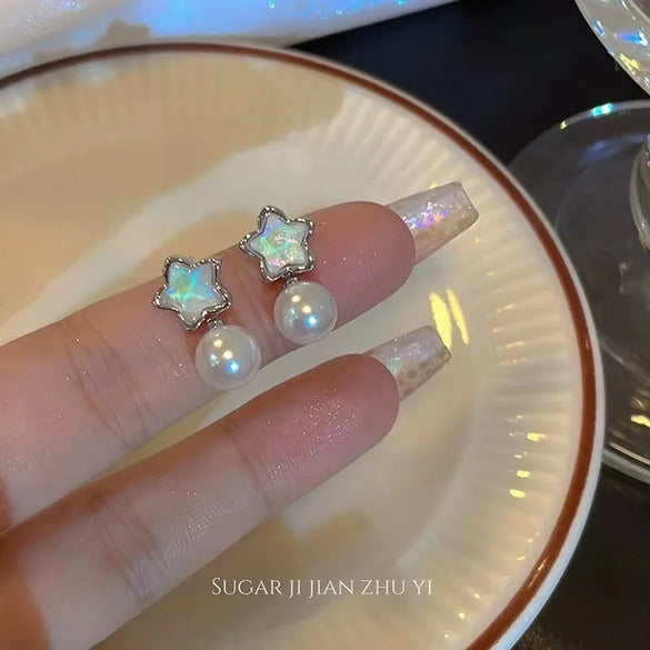 Wholesale Jewelry 1 Pair Simple Style Heart Shape Flower Bow Knot Alloy Rhinestones Earrings