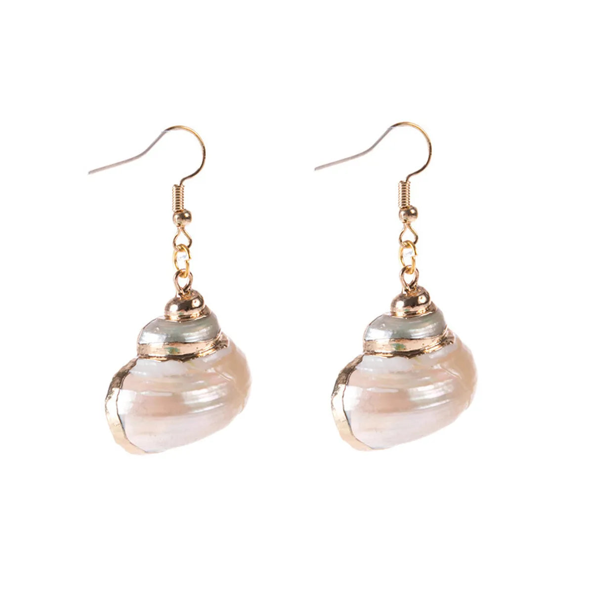 Wholesale Jewelry 1 Pair Vacation Conch Shell Drop Earrings