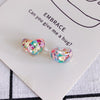 Wholesale Jewelry Accessories Acrylic Resin Candy Color Sparkling Stars Peach Heart Jewelry Material