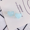 Wholesale Jewelry Accessories Acrylic Resin Candy Color Sparkling Stars Peach Heart Jewelry Material