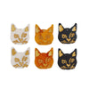 Wholesale Jewelry Accessories Acrylic Resin Kitten Pendant With Carving And Inlay