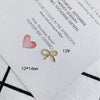 Wholesale Jewelry Accessories Alloy Bow Pendant Electroplated For Earrings Necklaces And Bracelets