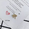 Wholesale Jewelry Accessories Alloy Bow Pendant Electroplated For Earrings Necklaces And Bracelets