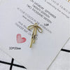 Wholesale Jewelry Accessories Alloy Bow Pendant Electroplated For Earrings Necklaces And Bracelets