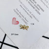 Wholesale Jewelry Accessories Alloy Bow Pendant Electroplated For Earrings Necklaces And Bracelets