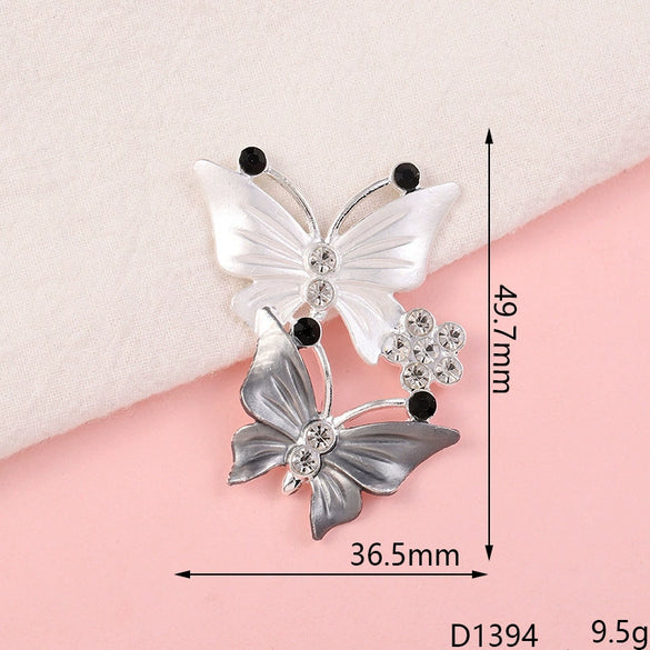 Wholesale Jewelry Accessories Alloy Butterfly Dripping Glue Design