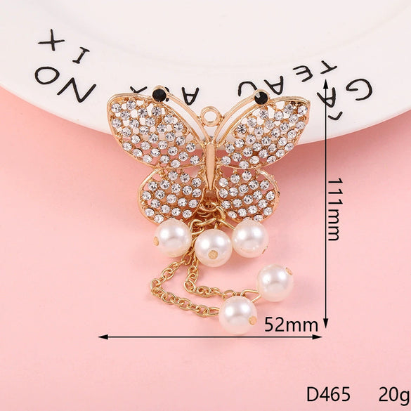 Wholesale Jewelry Accessories Alloy Butterfly Dripping Glue Design