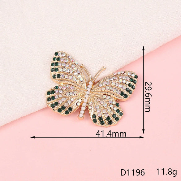 Wholesale Jewelry Accessories Alloy Butterfly Dripping Glue Design