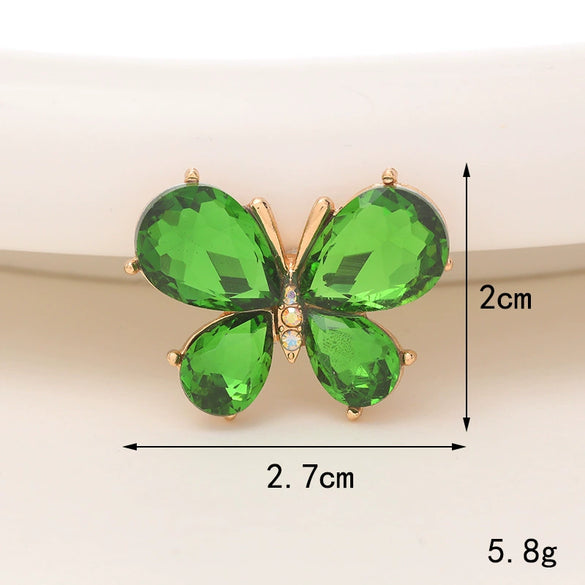 Wholesale Jewelry Accessories Alloy Butterfly Dripping Glue Design