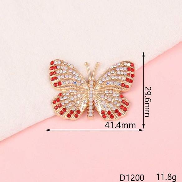 Wholesale Jewelry Accessories Alloy Butterfly Dripping Glue Design