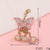 Wholesale Jewelry Accessories Alloy Butterfly Dripping Glue Design