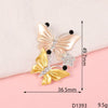 Wholesale Jewelry Accessories Alloy Butterfly Dripping Glue Design