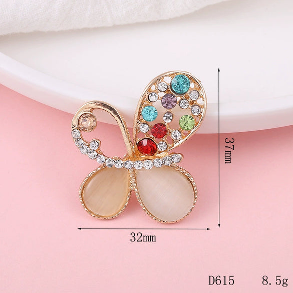Wholesale Jewelry Accessories Alloy Butterfly Dripping Glue Design