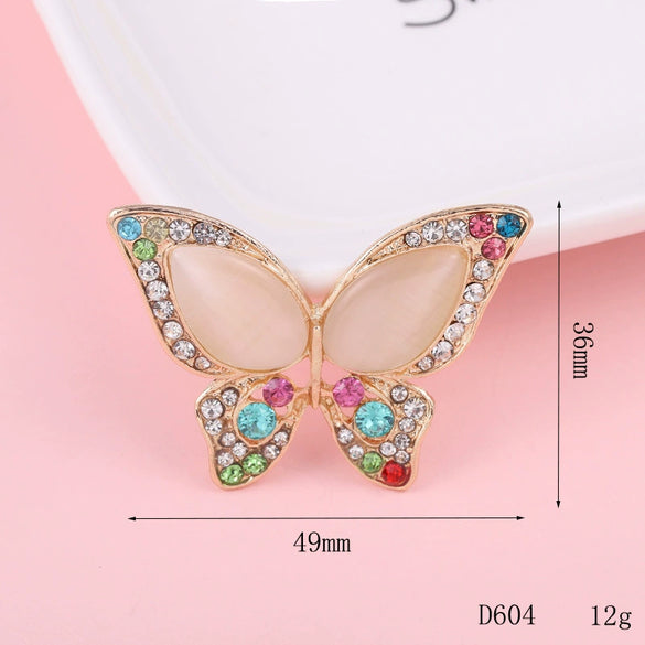 Wholesale Jewelry Accessories Alloy Butterfly Dripping Glue Design