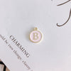 Wholesale Jewelry Accessories Alloy Dripping Oil Round English Letter Necklace Material