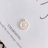 Wholesale Jewelry Accessories Alloy Dripping Oil Round English Letter Necklace Material