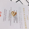 Wholesale Jewelry Accessories Alloy S925 Silver Needle Ring Curved Oval Rectangular Geometric Shape Earrings Electroplated