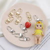 Wholesale Jewelry Accessories Alloy Silver Plated Gold Plated Electroplated U Shaped Minimalist Keychain Pendant
