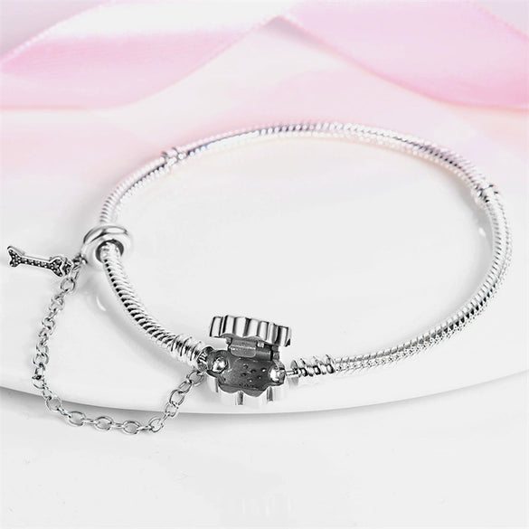Wholesale Jewelry Accessories Animal Zodiac Style Silver Plated Claw Safety Chain Bracelet For Women